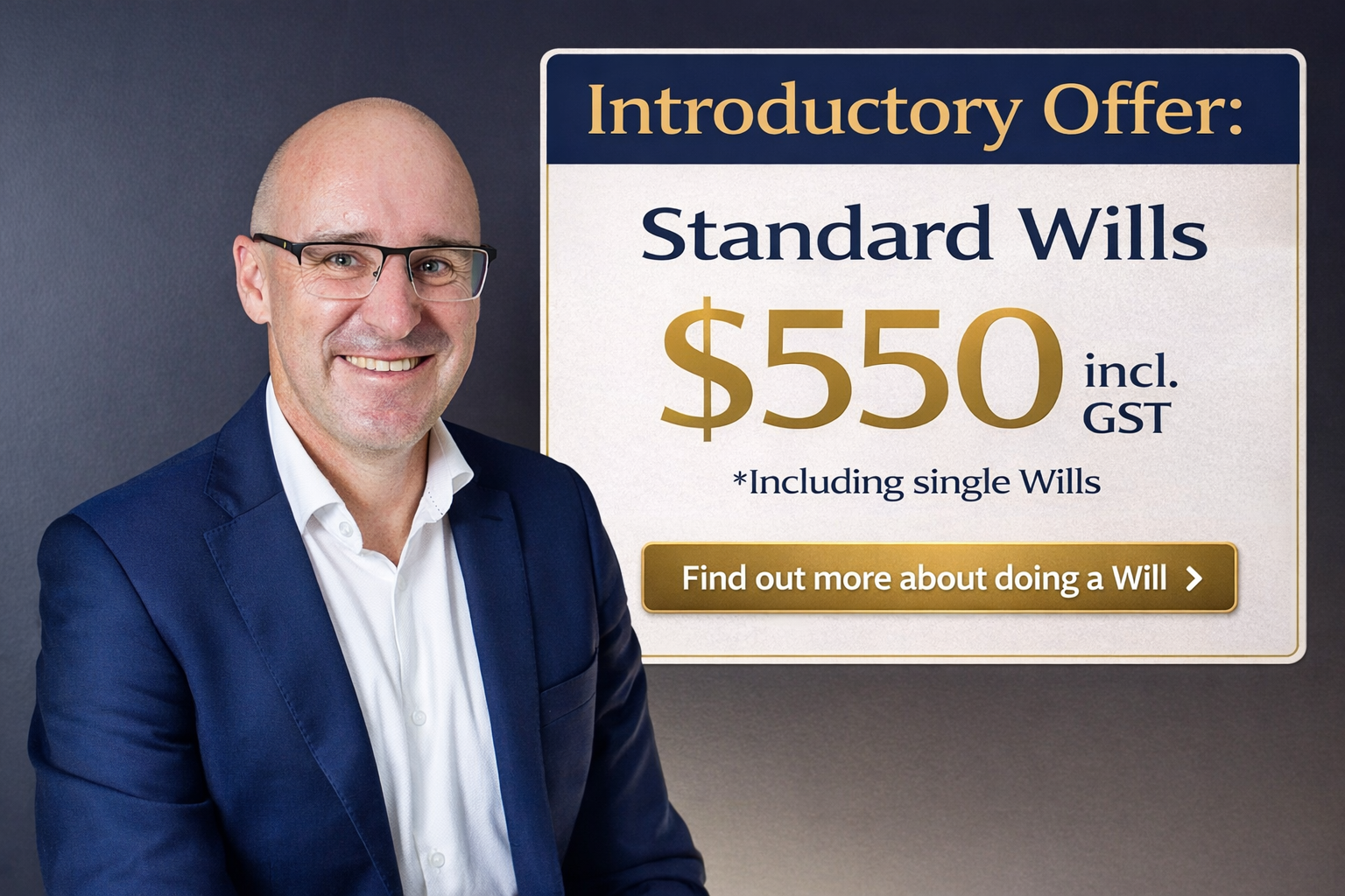 Limited-time wills and estates planning offer